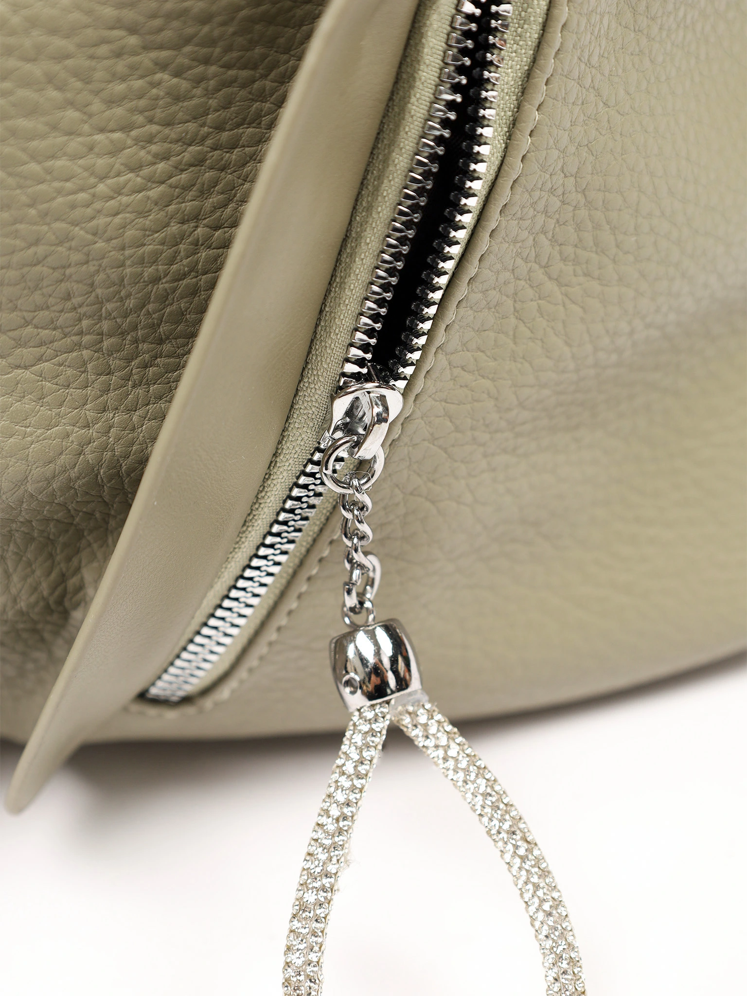 Сумка-шоппер с декоративными пуллерами со стразами в ассортименте